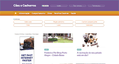 Desktop Screenshot of caesecachorros.com